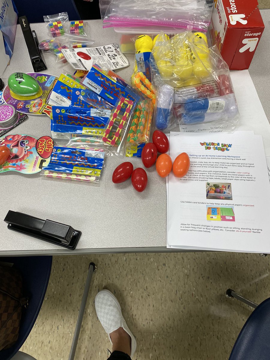 Making Fidget bags, DIY flexible seating and at home work spaces for my awesome kiddos <a href="/NWElementary/">North Wales Elem.</a>