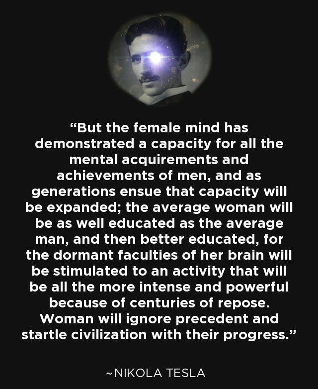 19th Amendment! 
<a href="/TESLA_Opera/">TESLA (multidisciplinary opera)</a>