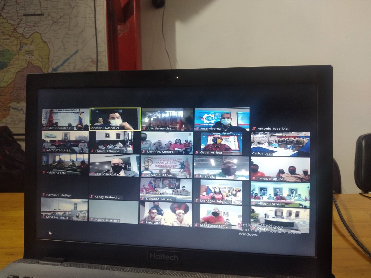 Intervención del Lic. <a href="/carlosperez_ch/">Carlos Alfonso Pérez</a> de @tachira_gmas en la Videoconferencia Nacional exponiendo sobre nuestro trabajo en los #JuevesDeConuco y la activación de la P de producción de los #Clap del #Tachira 
<a href="/FreddyBernal/">Freddy Bernal</a> #BrigadasAgroprducctivas