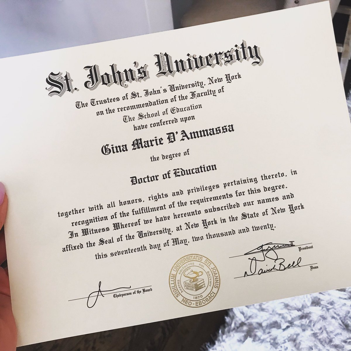 gmdammassa's tweet photo. The most prized piece of paper I have ever held ✨ @EGil2016 https://t.co/DEqM0sXJXZ