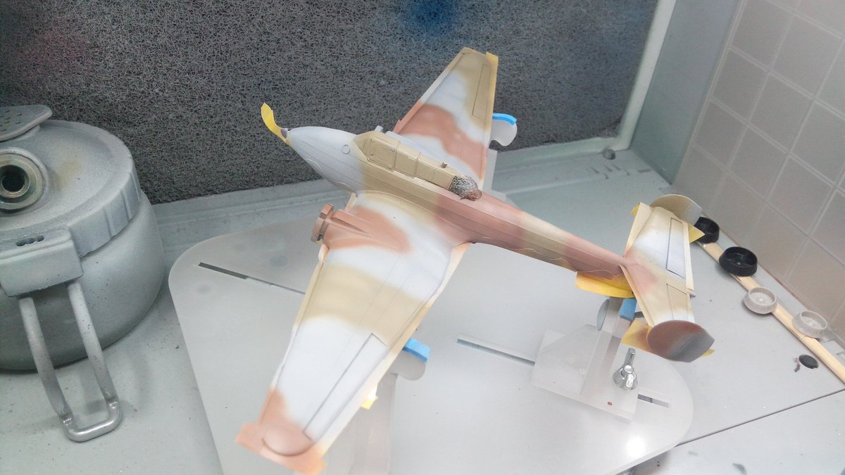 kilo_delta_papa's tweet image. Climbing the learning curve #freehand #preshading #postshading #airbrush #72nd #Heller #Potez 631 #DejaVu