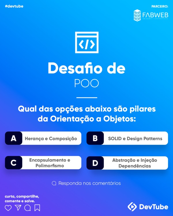 DevTube2's tweet photo. Bora, agora queremos ver se você é bom! Não esquece de deixar a resposta nos comentários. 👍🏼

#souDev #yiiFramework #php #dev #developer #programação #vidadeprogramador #dicadeprogramacao #programador #devweb #programing #fullstackdeveloper #javascript https://t.co/hlznfqIhJ6