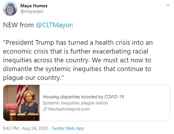 Meet Maya Humes ( @mayanjeri), Biden's North Carolina comms director. Maya's brain does not work as designed.Biden's campaign has paid Maya $3.6K YTD. https://twitter.com/mayanjeri/status/12980732766781972499/