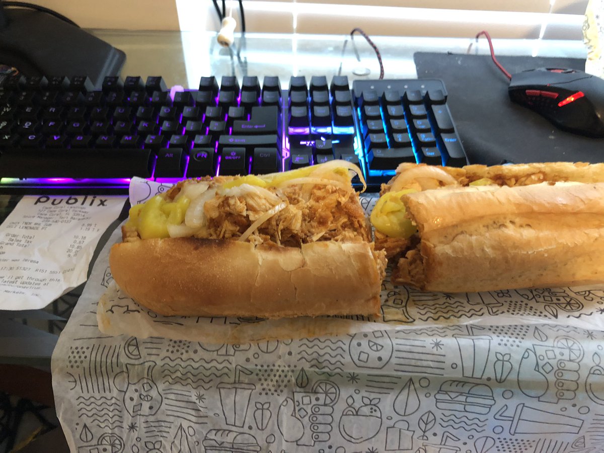 Day 1 of eating Publix subs every day for  @PubSubs_on_sale. Im starting with my favorite, the chicken tender sub with buffalo sauce. 10/10 I could literally eat this every single day and be happy it’s the best sub ever.