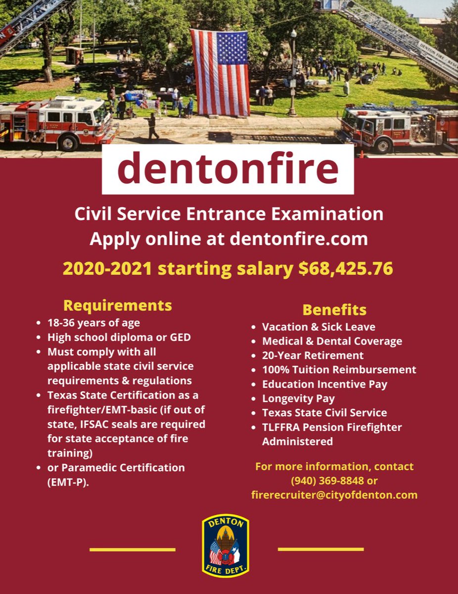 DentonFireDept's tweet photo. Thursday bump in case you forgot to sign up, https://t.co/MfxvcJImSz https://t.co/FnCYQVPfLT