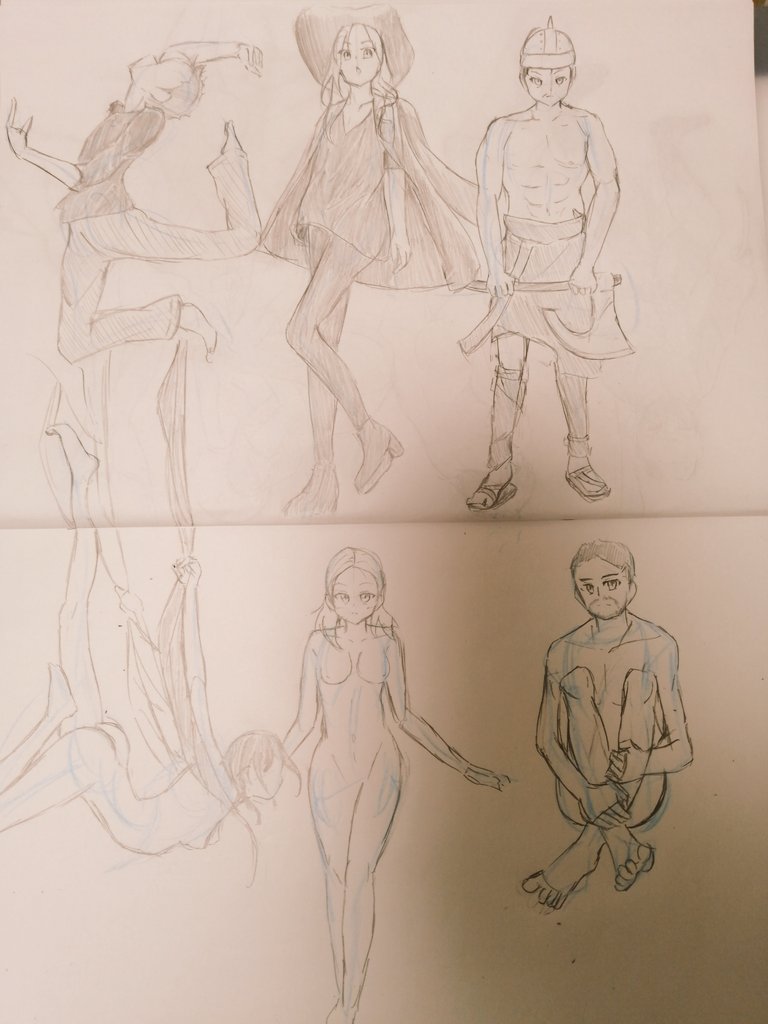 強化月間  3日目

描いてるうちに夜が明けてしまいました…?

以前やっていた60秒ドローイングとルーミス法を合わせて練習したら結構良いかんじに描けるようになってきたと思います。

課題は男性の顔が女性っぽくなってしまっていることと筋肉の理解が不完全なことです。

引き続き練習します! 