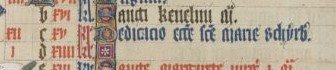 Here in blue on July 18 is the commemoration of the Dedication of the Church of St. Mary of…Sherborne! That’s another clue, I think...