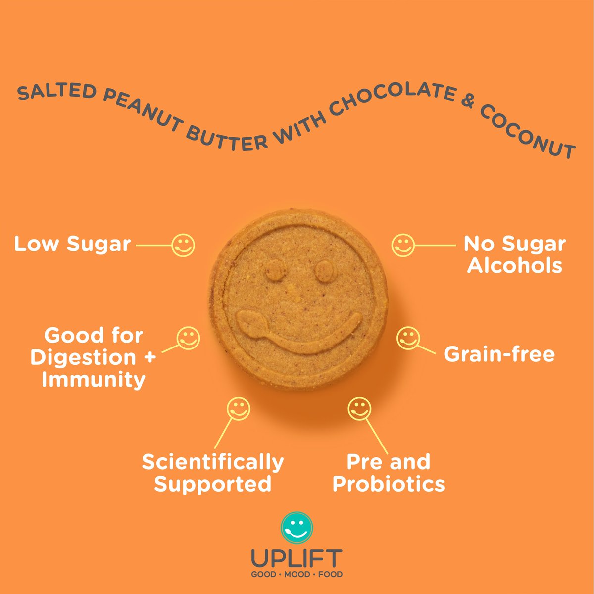 There are plenty of cookies on the market filled with refined flours, refined sugars, and sugar alcohols so why not choose the good for you option that tastes delicious and leave yourself feeling amazing!? 😋🥜🍫 #goodmoodfood #ThursdayThoughts