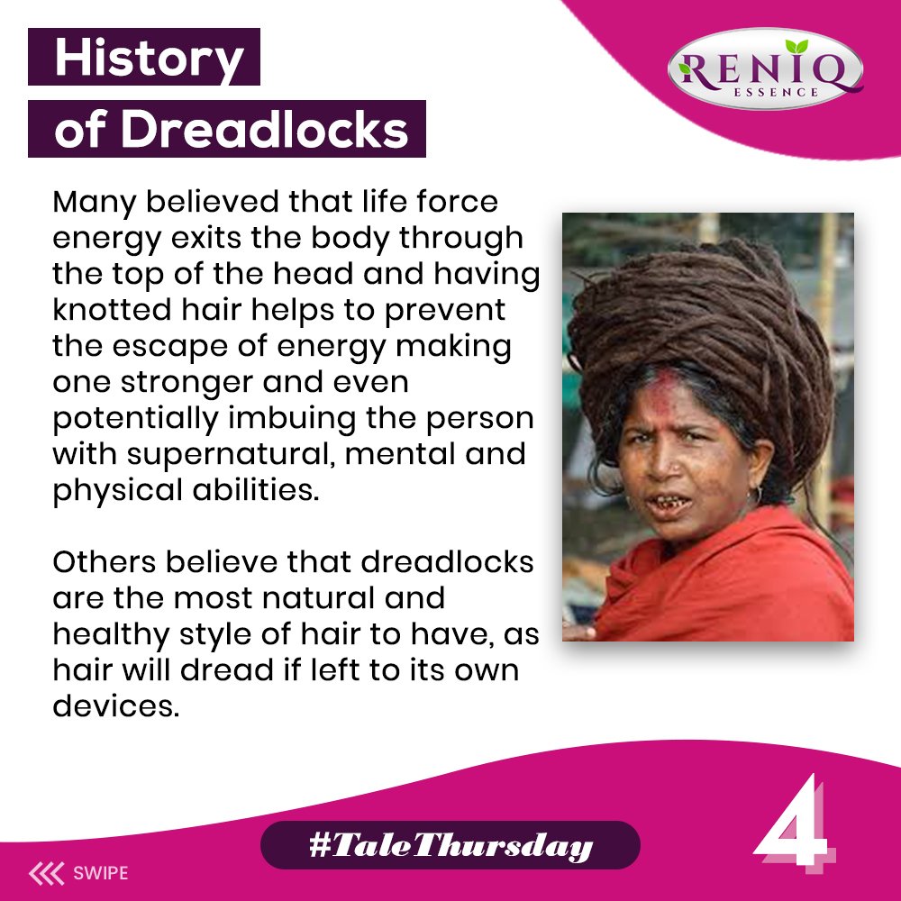 ReniqEssence's tweet photo. #TaleThursday

Are you a lover of Dread ?
Do you want to learn more about the history of your best hairstyle ?

Sit tight while we take you on the ride through the tale. https://t.co/xLSuls3elj