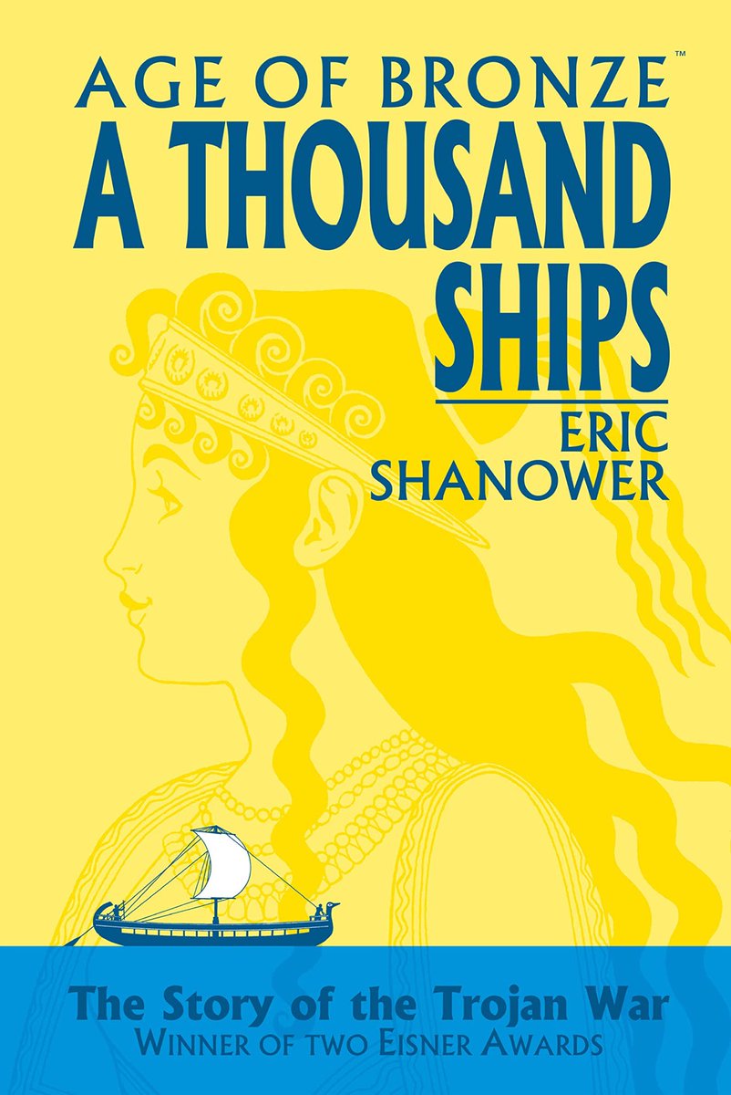 Age of Bronze: A Thousand Ships by Eric Shanower- It very much toes the line of being too complicated to understand, but it still remains fun to read for the most part. This book makes me care much more about the Trojan War than any high school English class did.