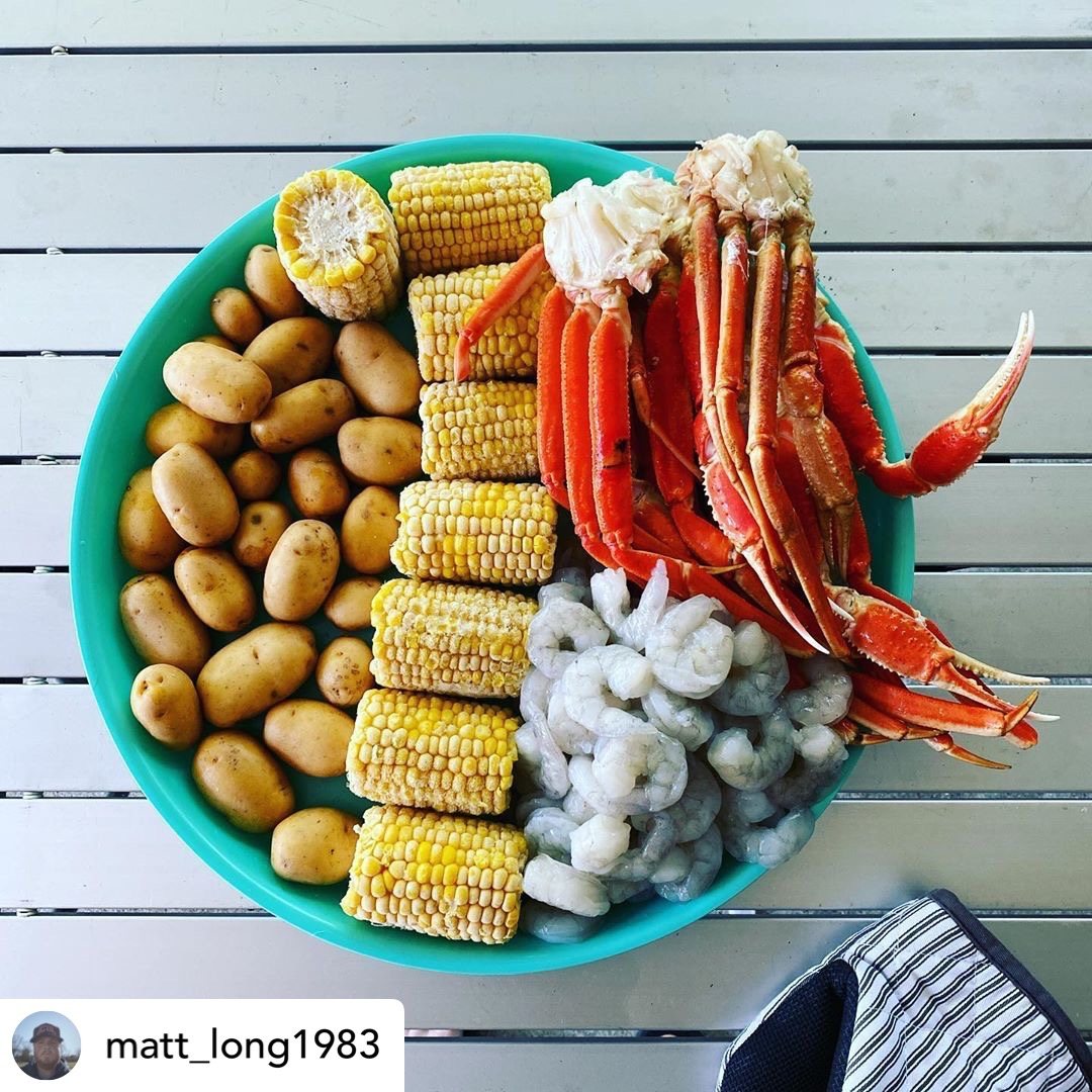 Listen up... a DELICIOUS seafood boil starts with great preparation. Don’t go crazy, go LoCo because we make cooking fast and fun! #foodie #seafood