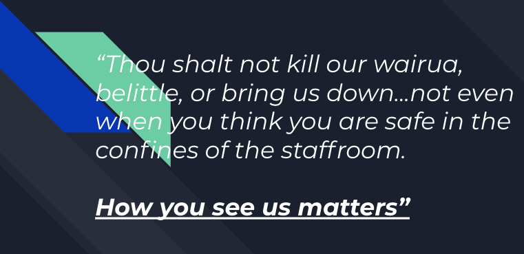 A powerful session on 'staffroom' culture at our TOD today. 
If you haven't watched this... you must! Your words matter.. and they endure. 

vimeo.com/325105212