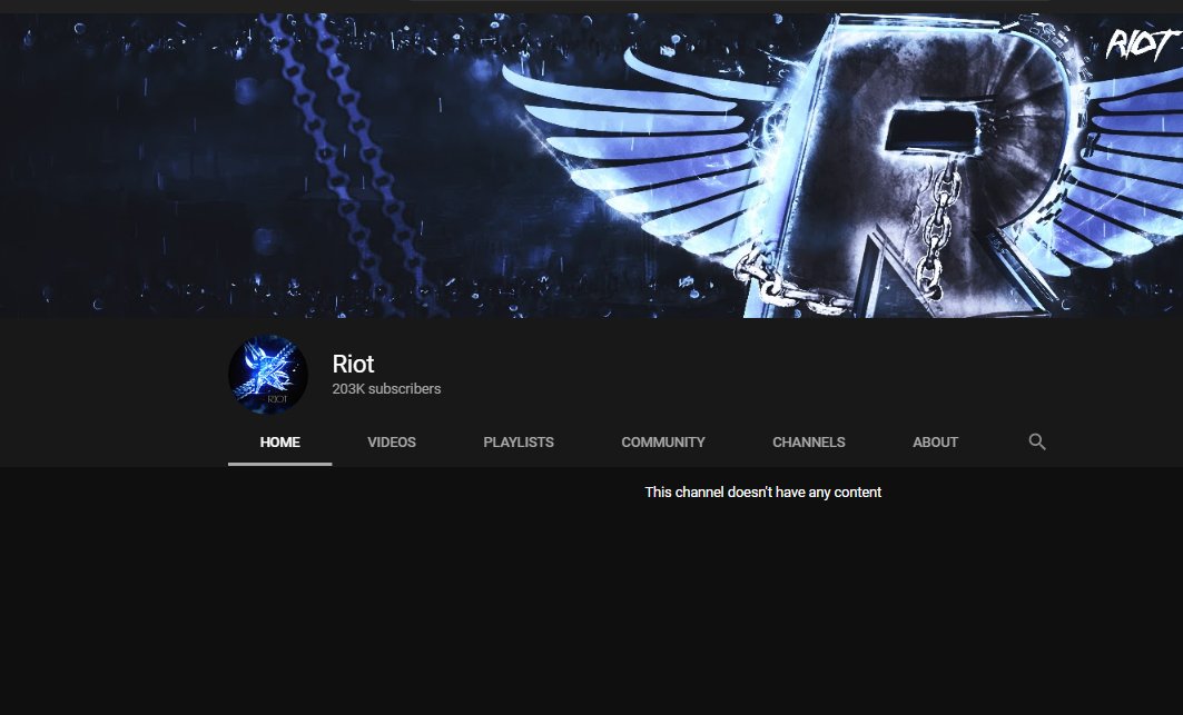 xriott's tweet photo. My channel..... is fucking BACK. I am in shock. Thank you to everyone who helped spread the word, thanks to @TeamYouTube For the help. 2 years later and a lot of sadness, but it is finally back. Truly doesn't feel real. https://t.co/w2lKmJegAa