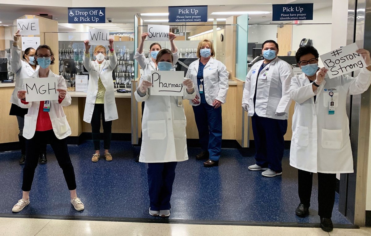 MCPHSAdmissions's tweet photo. #CaringCardinal of the week: Karen Ryle BSP '85, MS '02 RPh, and her team at Mass General Hospital Outpatient Pharmacy have been staying strong throughout the #pandemic. Thank you, Karen, for continuing to ensure that patients receive their medications on time! https://t.co/sJRwPakTDo