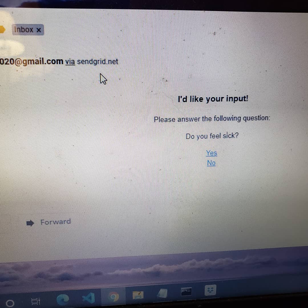 WritesNCodes's tweet photo. You can create a survey and email list. Take a poll in your email. Save it to the mondgo db. Took nearly 2 months. #100daysofcode #devlife #experess #nodejs #reactjs https://t.co/23pXeG8vRt