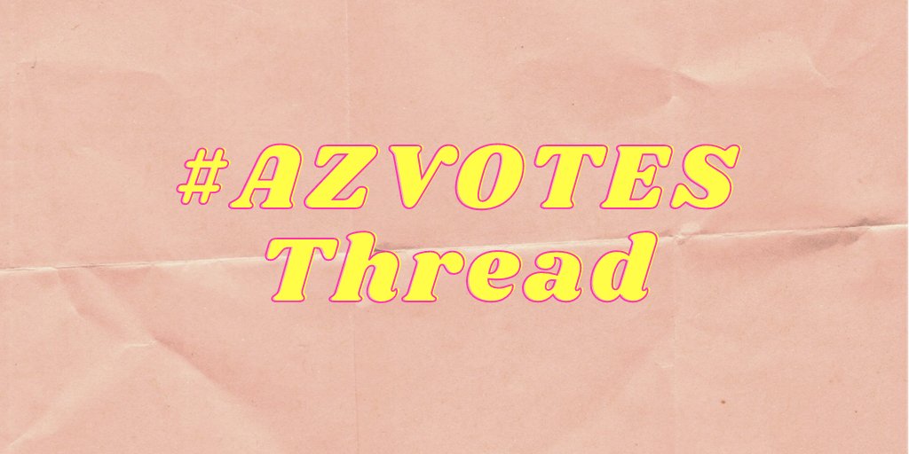  #AZVotes THREAD: Casting doubt on an election process is voter suppression. Voter suppression has a long history — especially against Black people.