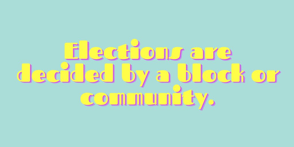 Voter suppression has many believing that their vote doesn’t matter. But elections are decided by a block or community. Register to vote & encourage the people in your life to register.  https://secure.everyaction.com/r0h-EAsfiU2z7yCWok4TqQ2