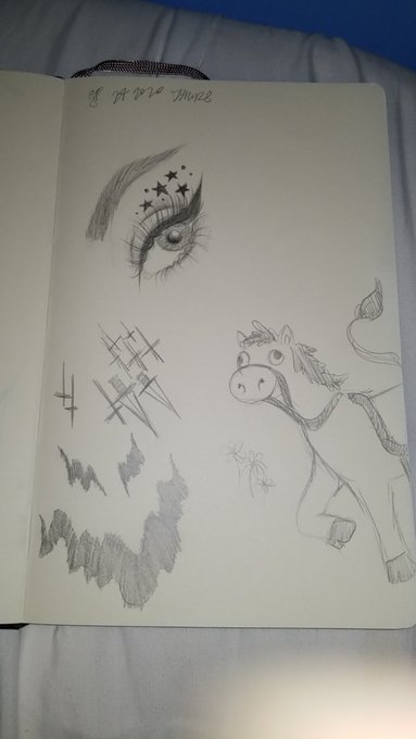 rainy doodles. gotta name the horse. 082720 👁🐴 https://t.co/DNhoBbZnTr<a href="/tag/breathofthewild"class="tags"><span>#breathofthewild</span></a><a href="/tag/nintendoswitch"class="tags"><span>#nintendoswitch</span></a>