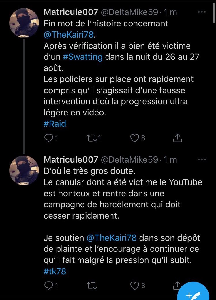 Ah, même Deltamike (que je n’apprécie pas du tout) dit la vérité maintenant. Ben merde alors moi qui pensais que j’avais fait un fake document !