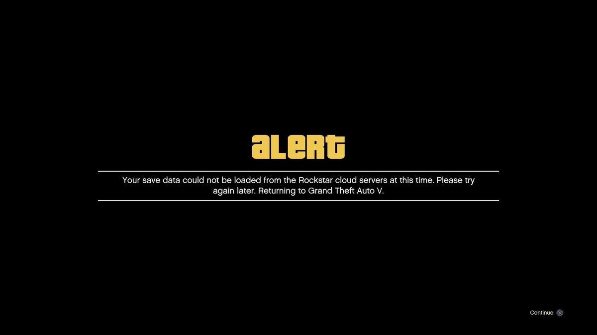 sprzzy's tweet photo. @RockstarSupport I tried to fix it but it ended up with me deleting the game data from console not from cloud https://t.co/kfR1N6g99N