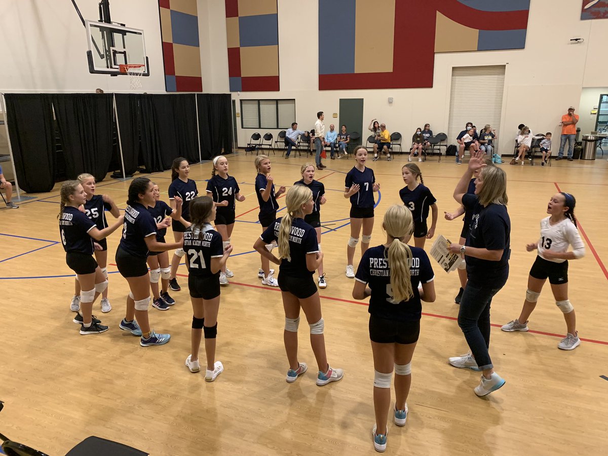 PCA North Middle School Volleyball opened the season with a big win against Wylie Prep!  Congratulations to Coach Stewart and our North VB TEAM🏐💛💙@PCA northcampus @PCANorthSports @PCAAthletics