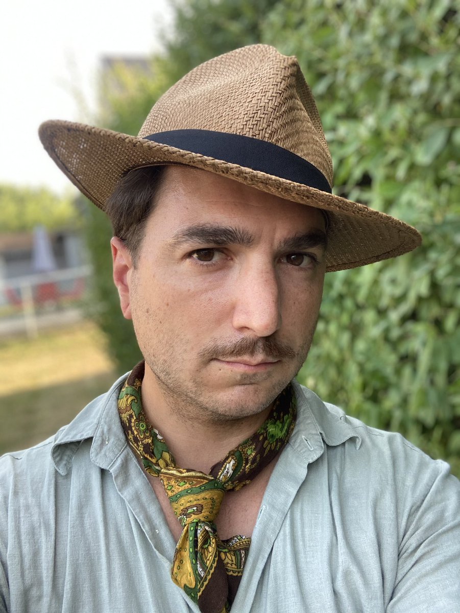 my1928's tweet photo. #My1928 #summerstyle #neckerchief #strawhat #vintagestyle #moustache #menstyle #orangecityiowa https://t.co/7q3wCqwxsM