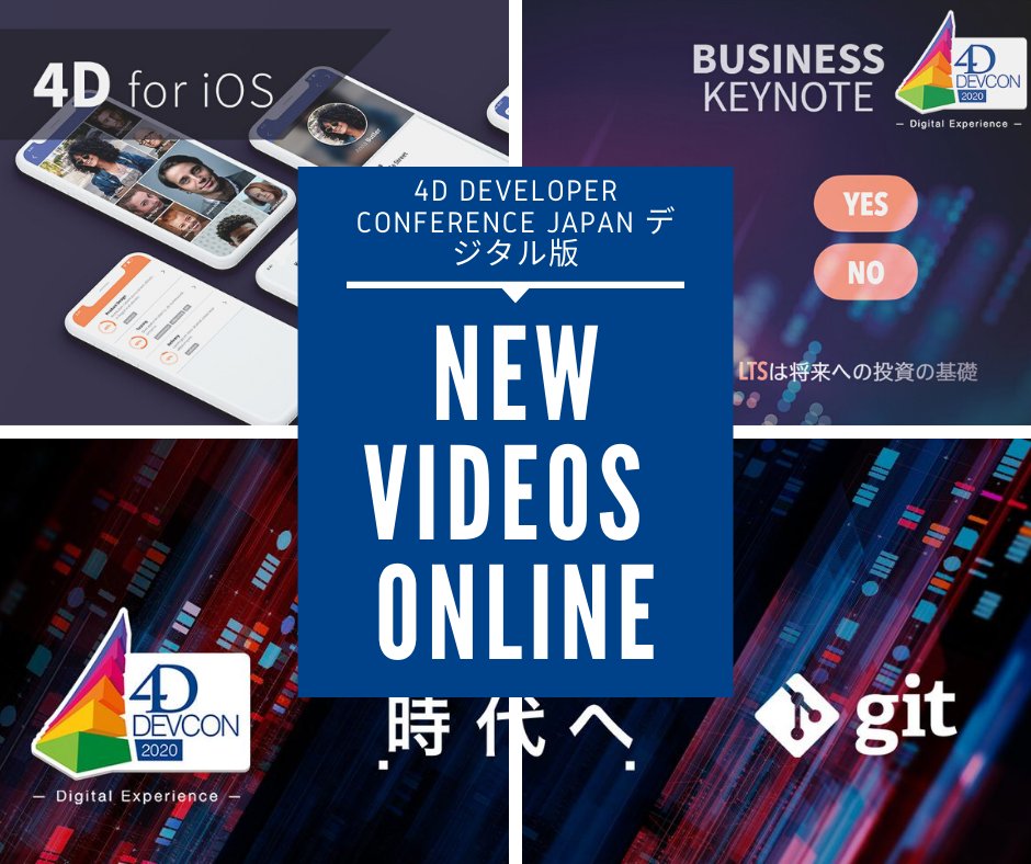 4Dsoftware's tweet photo. 日本語は話せますか 🇯🇵? The #4DDeveloperConference Japan post new videos every other week, make sure to check them out 👉👉 https://t.co/QtJsnRZscZ
#4DDevCon #4DJapan #4DSoftware #4DCommunity #4DDeveloper #Japan https://t.co/C3vgiPBhgy