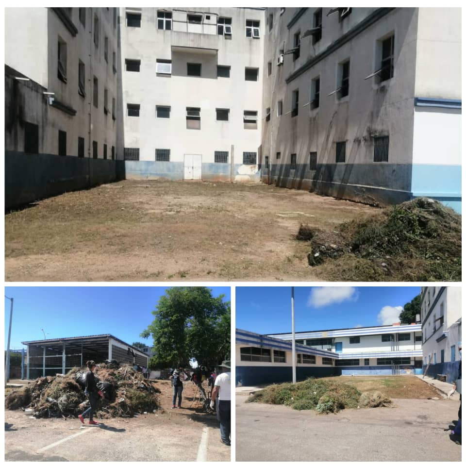 @NicolasMaduro @DanteRivasQ

#VamosNuevaEsparta 
Equipo de @CorpoNEsparta efectuando trabajos en Hospital Luis Ortega de #Porlamar, para sanear y recuperar todas sus áreas y así brindarle un mejor servicio a pacientes y trabajadores de la salud.

#JuntosReinventamosNuevaEsparta