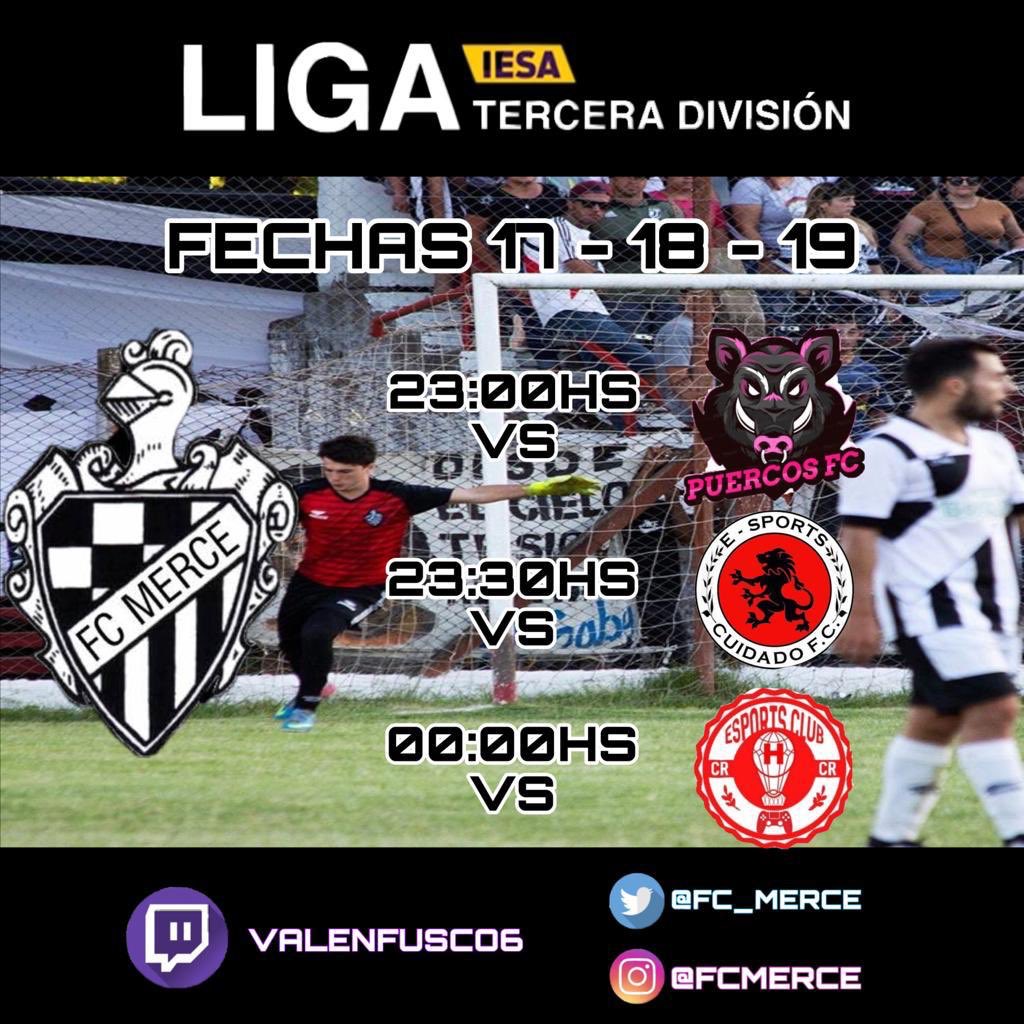 Últimas tres fechas del campeonato para el blanquinegro! #DaleMerce 🙌🏼🏁