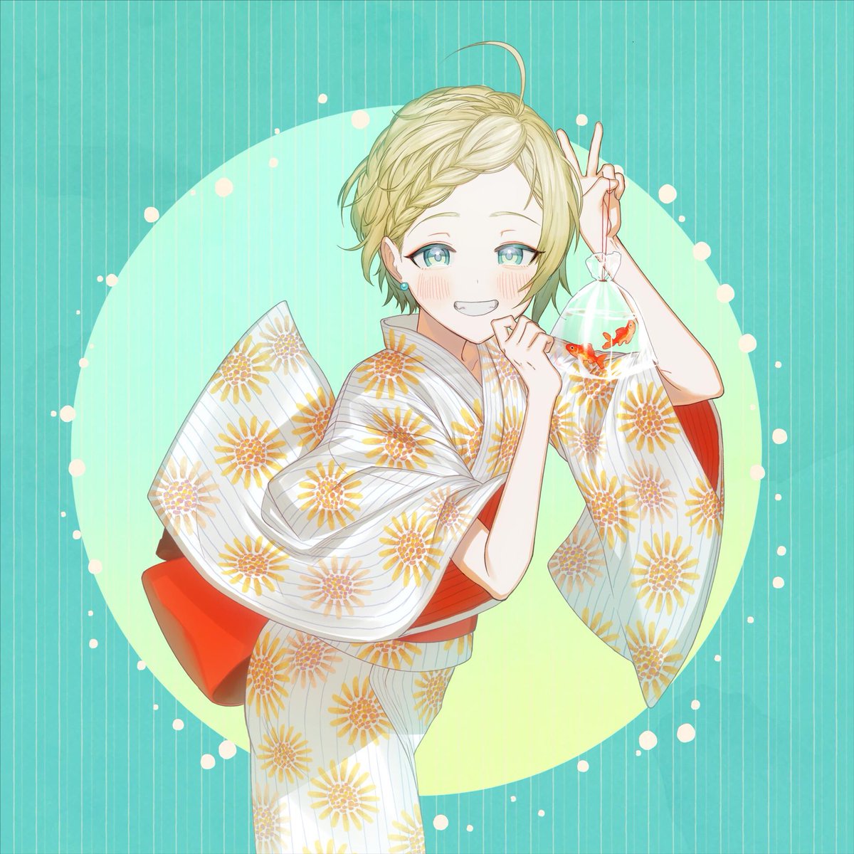 おっはー 今年はお祭りはないけど浴衣を着て気分だけでも盛り上がっちゃおうぜぃ アクアちゃん 公式 のイラスト おっはー 今年はお祭りはないけど浴衣を着て気分だけでも盛り上がっちゃおうぜぃ アクアちゃん 公式 のイラスト
