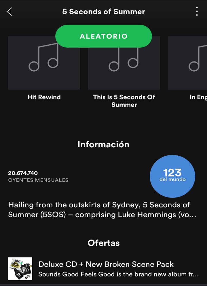 5SOSCent_am's tweet image. En menos de 24 horas 5SOS ha subido una posición en el Ranking de oyentes mensuales en Spotify

#STREAMCALM #5MonthsOfCALM #KILLMYTIMEONSPOTIFY