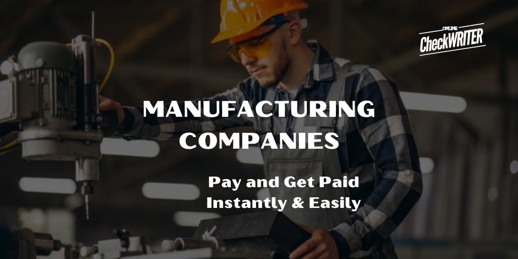 webcheckwriter's tweet image. onlinecheckwriter.com/manufacturing-…
Receive checks from your clients on mail. It is an easy and economical way of payment. Take check prints and cash it. No transaction fee involved. 
#OnlineCheckWriter #ManufacturingCompanies #ReceiveChecks #PrintedCheck
