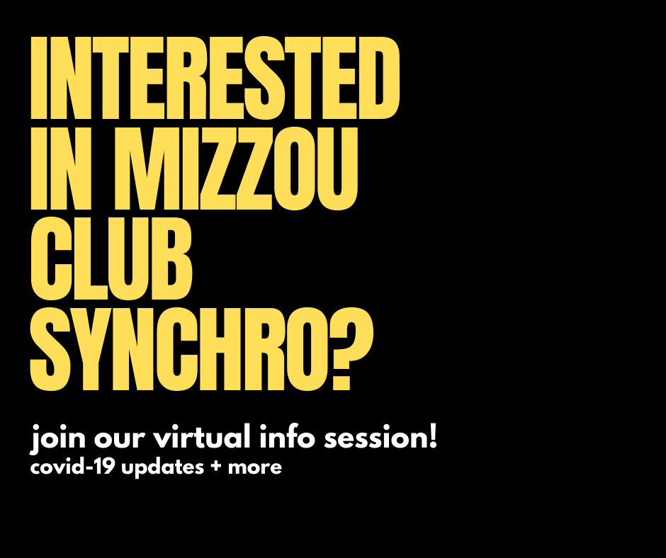 MizClubSynchro's tweet photo. While Mizzou Club Sports won’t be running this semester due to COVID-19, join us for a virtual info meeting on zoom this Friday, August 28, at 6 PM to talk about ways to continue skating and work towards your goals this season!  More info on our Facebook: https://t.co/SrJtnqh7W4 https://t.co/3PGvWYsOCI