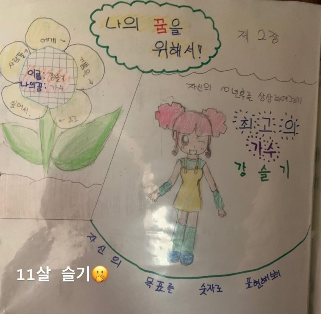 (14) 11 years old Seulgi drawing