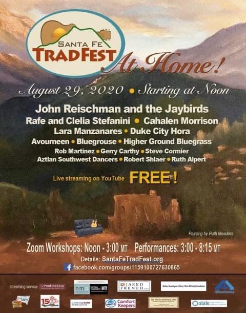 Don’t miss this Saturday #SantaFeTradFest #AtHome 
#NMmusic