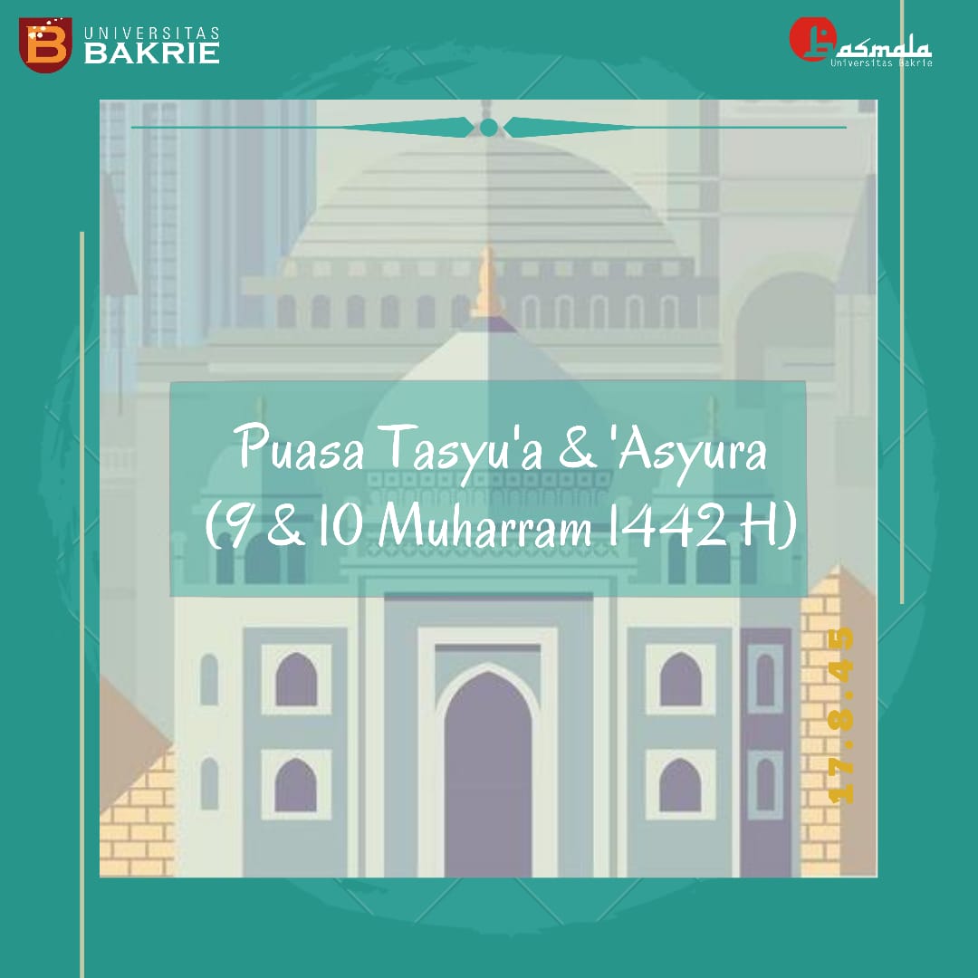 Assalamua'laikum
Bagi teman-teman yg sedang menjalankan puasa Tasyu'a hari ini, semoga puasa kita diterima Allah Subhanahu Wa Ta'ala, aamiin🙏🏻

Jangan sampai ketinggalan untuk puasa Asyura besok ya. Mari kita tunaikan puasa asyura esok hari agar dosa setahun yg lalu terhapuskan😊
