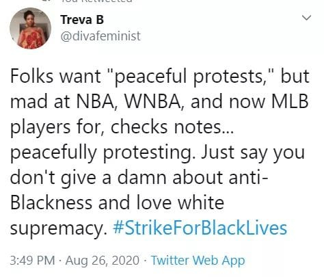 TeamBobStaff's tweet image. **chants** 
             This! This! This! This! This! This!

Did I mention "THIS" ?!??!

#NBAProtest  #EnoughIsEnough #BlacklivesStillMatter 
#StrikeForRacialJustice  #StrikeForBlackLives #GeneralStrike