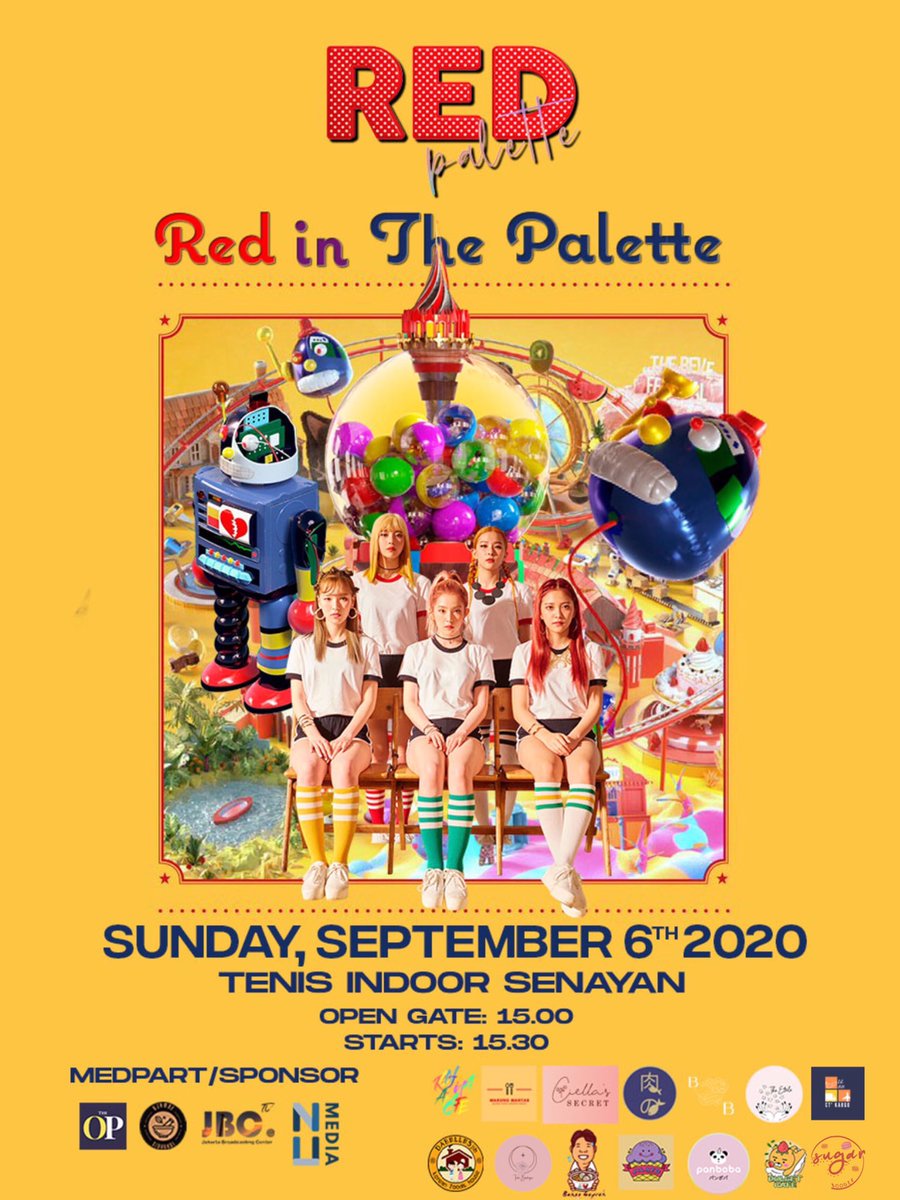 JBC_TVAU's tweet photo. ㅤㅤ ㅤㅤ RED PALETTE 1st MINI ALBUM
 ㅤRED IN THE PALETTE  DEBUT SHOWCASE
ㅤㅤ ㅤㅤㅤ    #REDInthePalette  

🗓 Minggu, 6 September 2020 at 15.30 PM
📍 Tennis Indoor Senayan

ㅤㅤ ㅤㅤ     ㅤSAVE THE DATE! ✨

#REDPALETTEDEBUTSHOWCASE #REDInThePalette 
ㅤ https://t.co/j0ozrRZzfg