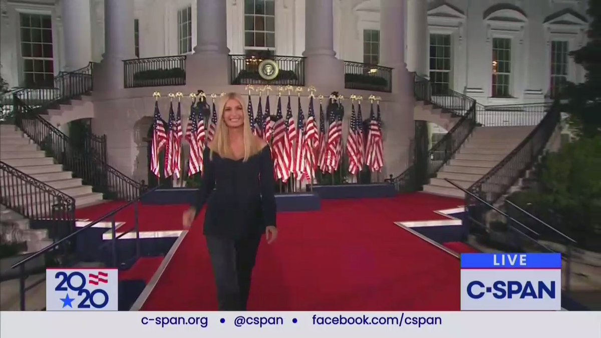 Ivanka is dressed for a funeral