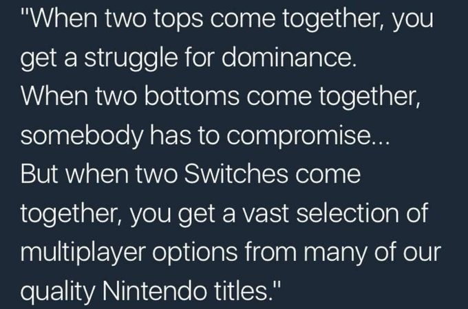 Saw this on fb and of course had to post it to my NSFW twitter LOL #dom #sub #switch https://t.co/kx<a href="/tag/switch"class="tags"><span>#switch</span></a><a href="/tag/dom"class="tags"><span>#dom</span></a><a href="/tag/sub"class="tags"><span>#sub</span></a>