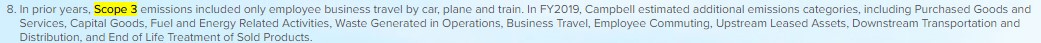 Has better methodology really resulted in them increasing their Scope 3 emissions by *68 million percent* over the previous year?I'm struggling to find justification in the footnote for Campbell's accounting for almost as much emissions as *the U.S. in total*.