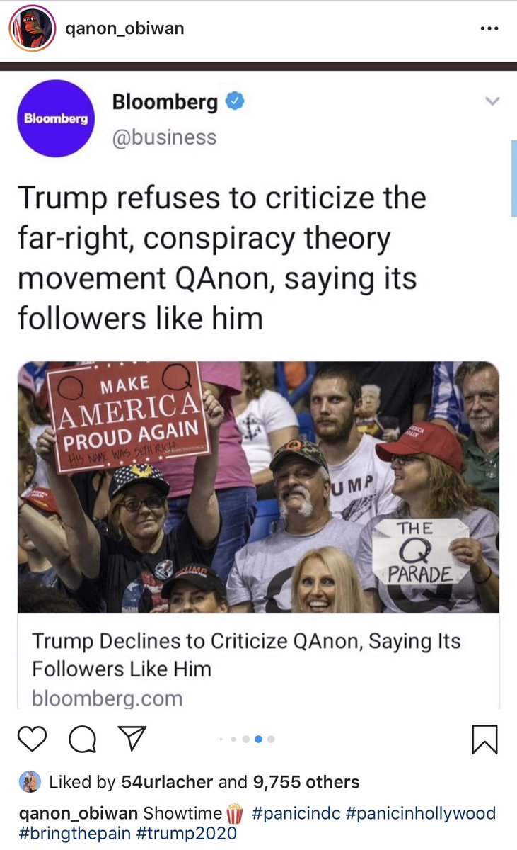 Brian Urlacher liked Qanon posts affirming the group’s conspiracy theories, included Pepe the frog themed posts, a favorite character of white nationalists and the alt right.