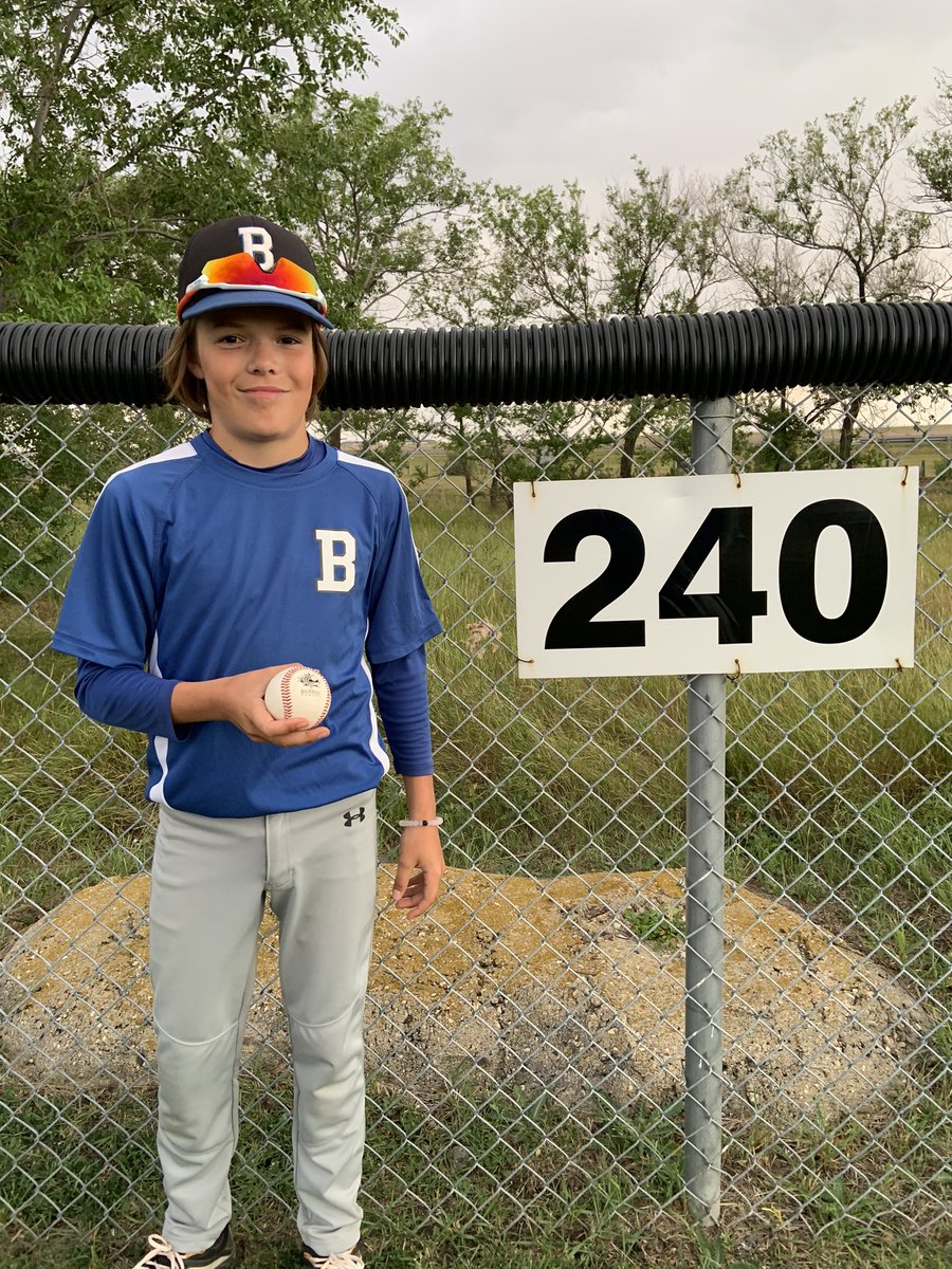 broncoswbmb's tweet image. Congratulations to Ryne Griffin from the 13U AAA Broncos. Ryne hit his first ever “over the fence” home run tonight at Columbus Park in Regina! The home run was a “moon shot” over the center field fence and helped secure the victory for his team!