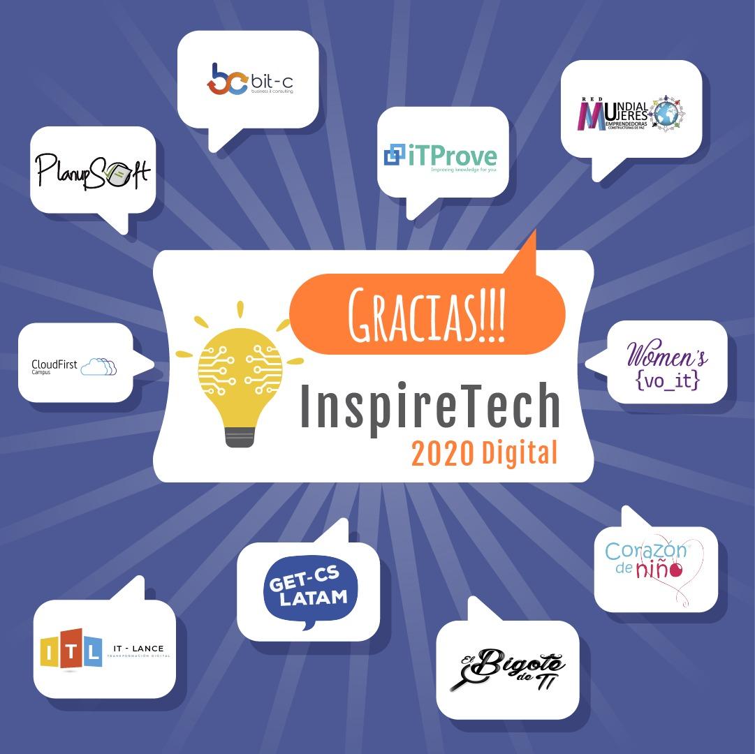 Están listos para la segunda edición de <a href="/InspireTech2019/">InspireTech</a> Digital?? Atentos a nuestras redes el 1 de septiembre! Gracias <a href="/CloudFirstCamp/">CloudFirst Campus</a> <a href="/elbigotedeti/">Elbigotedeti</a> <a href="/iTProveCorp/">iTProve Corporation</a> <a href="/planupsoft/">PlanupSoft </a> <a href="/GetCsLatam/">Get-CsLatam</a>