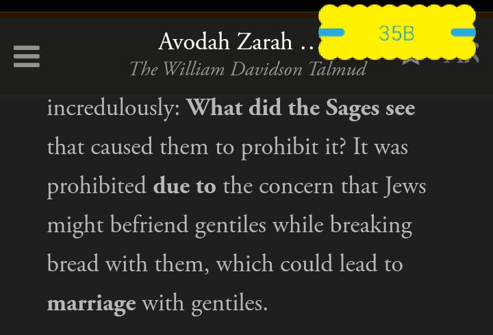 Told not to be friends with gentiles.Avodah Zarah Talmud Thread