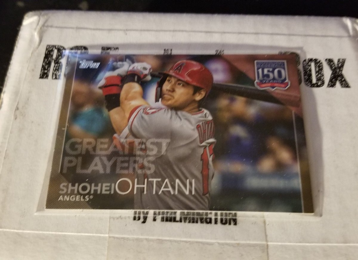 bigslick445's tweet photo. Shohei Ohtani Greatest Players Gold /50 $15 shipped PWE or $17 BMWT #Collect https://t.co/4B8VkoL9Ou