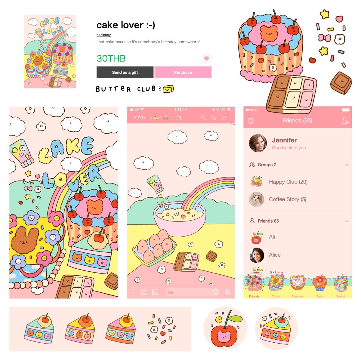 rt แจก 1 คนงับ˗ˏˋ ♡ ˎˊ˗ ธีมไลน์มาใหม่จากคูม <a href="/butterclub_th/">butter 🧈</a> น่ารักเกินต้านมาก ใครไม่อยากลุ้น มารับน้องได้ในราคา 15 บาทลดถึงสิ้นเดือนนี้เลยใครไม่มีพลาดมาก มารับน้องกันเยอะๆนะคะ🖐🏻💖🦋🔆🌷