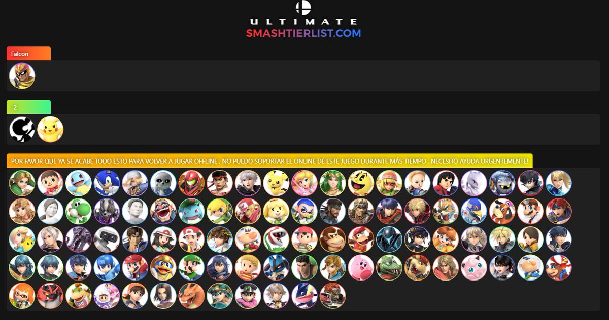 BlueGx122's tweet photo. Aquí les dejo mi Falcon MU chart (8.1.0) https://t.co/KRPecFeDne