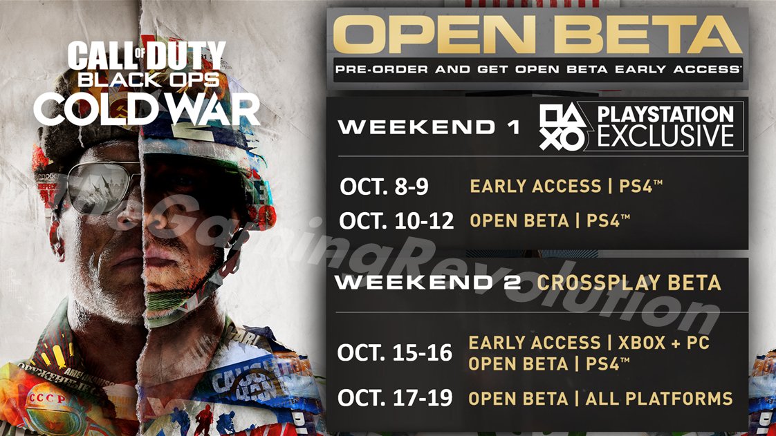 TheGamingRevolution on Twitter: "Call Duty Black Ops War Beta Dates Revealed! **BETA REDEEM CODES** (PS4, Xbox One, PC) - https://t.co/P2NuGNiAbQ *Image off of Modern Warfare Beta dates** https://t.co/jj3EGnnuVq" /