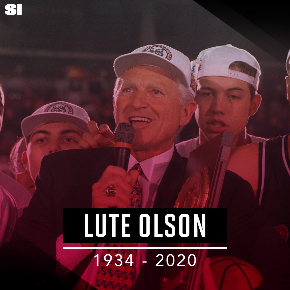 SInow's tweet image. Arizona Wildcats basketball coaching legend Lute Olson has passed away at the age of 85 🙏